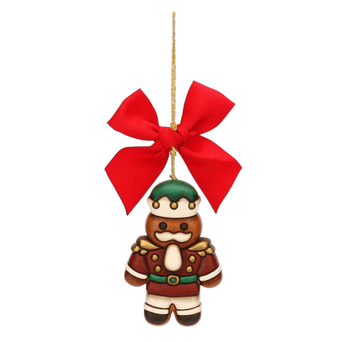 Addobbo natalizio schiaccianoci in ceramica, grande