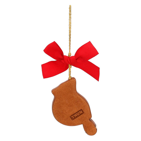 Addobbo natalizio uccellino in ceramica, piccolo