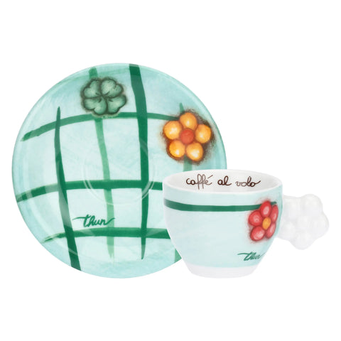 Conf. 6 tazzine in porcellana Codette