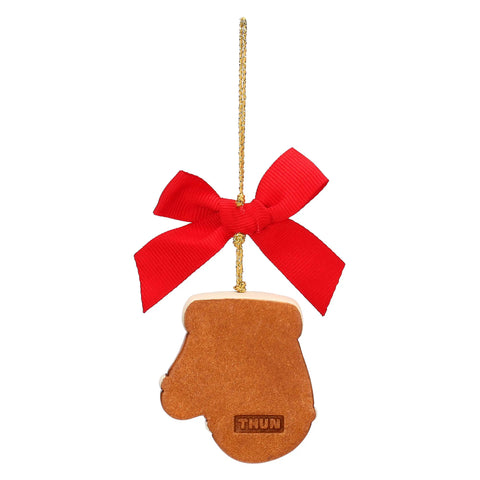 Addobbo natalizio guanto in ceramica, piccolo