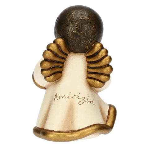 Angelo custode "Amicizia" in ceramica