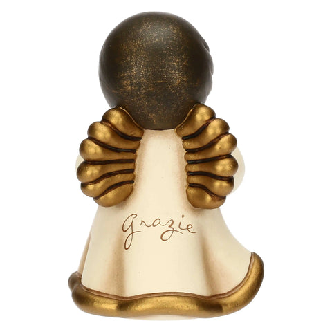 Angelo custode "Gratitudine" in ceramica