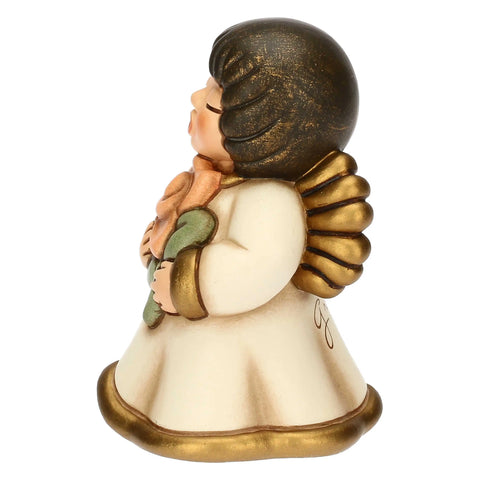 Angelo custode "Gratitudine" in ceramica