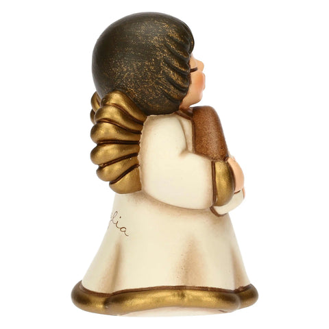 Angelo custode "Famiglia" in ceramica