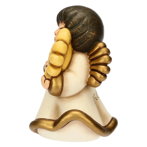 Angelo custode "Felicità" in ceramica