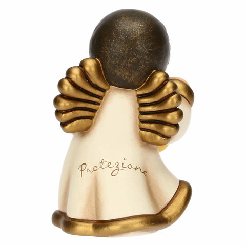Angelo custode "Protezione" in ceramica
