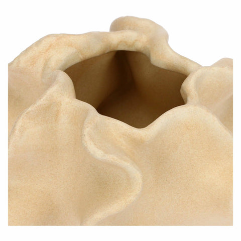 Coprivaso in ceramica Mare da amare beige, piccolo