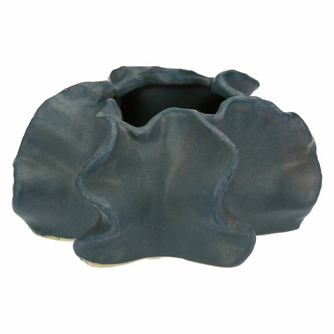 Coprivaso in ceramica Mare da amare blu, medio