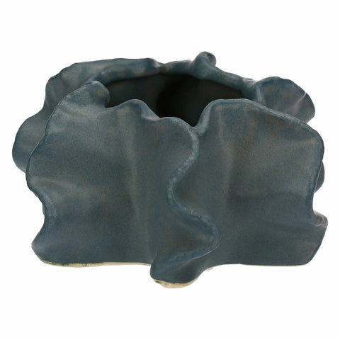 Coprivaso in ceramica Mare da amare blu, medio