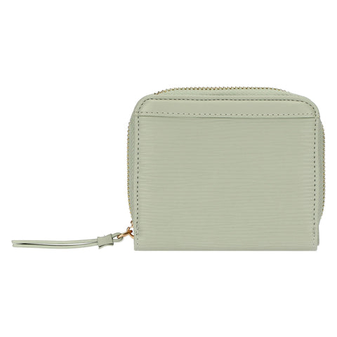 Portafoglio in ecopelle piccolo, verde