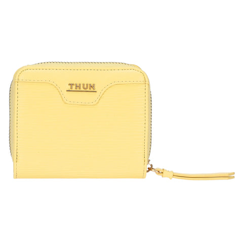 Portafoglio in ecopelle piccolo, giallo Linea Sempre con me