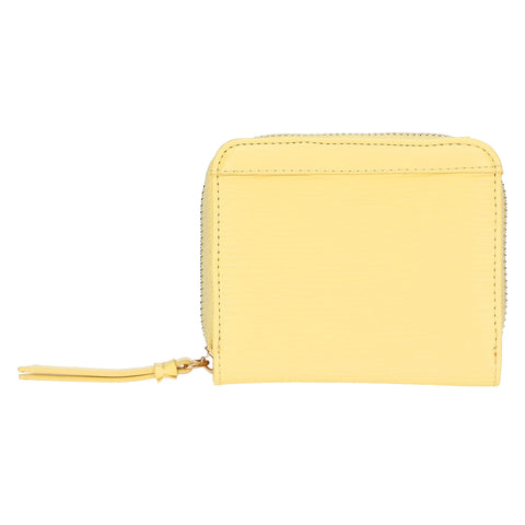 Portafoglio in ecopelle piccolo, giallo Linea Sempre con me