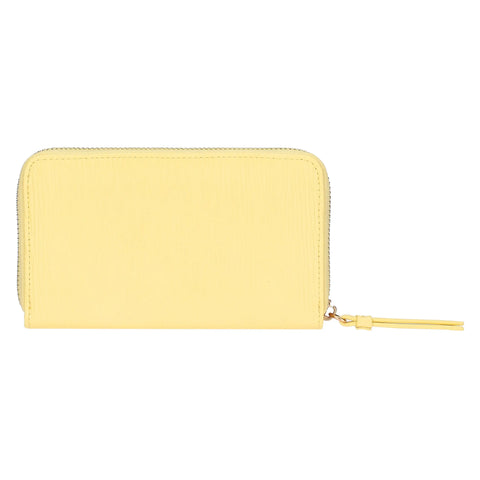 Portafoglio in ecopelle medio, giallo Linea Sempre con me