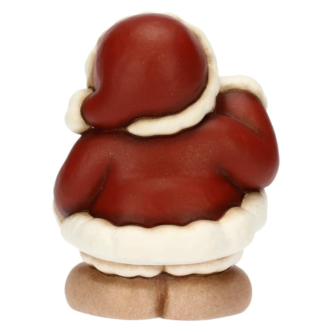 Babbo Natale con lanterna in ceramica, piccolo