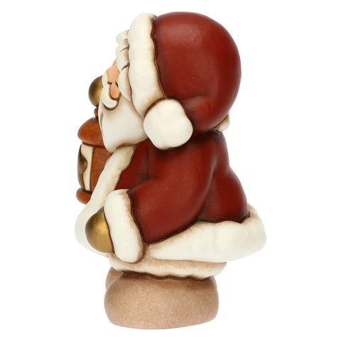 Babbo Natale con lanterna in ceramica, piccolo