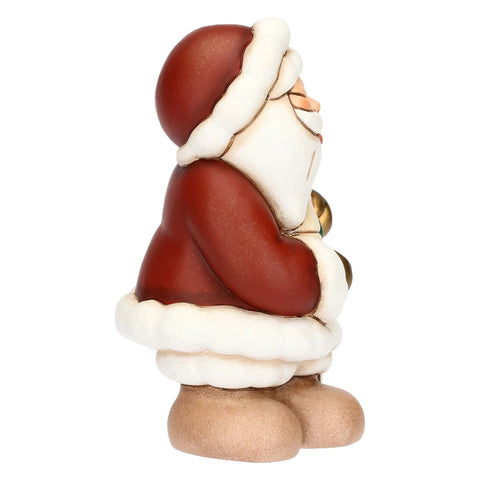 Babbo Natale con cassetta delle lettere in ceramica, medio