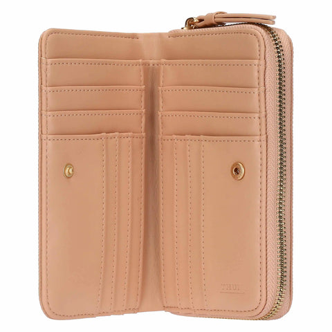 Portafoglio in ecopelle medio, rosa Linea Sempre con me