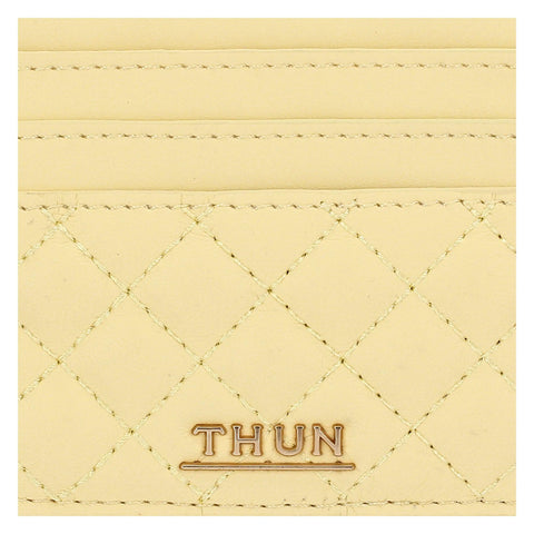 Porta carte in ecopelle, giallo Linea Sempre con me