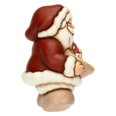 Babbo Natale con ciotola in ceramica, piccolo
