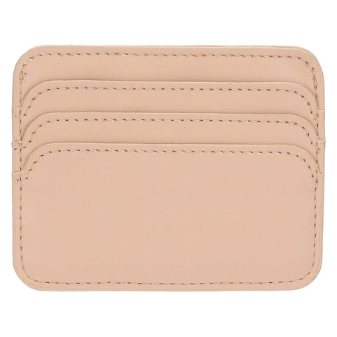 Porta carte in ecopelle piccolo, rosa Linea Sempre con me