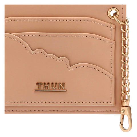 Portachiavi bustina in ecopelle rosa