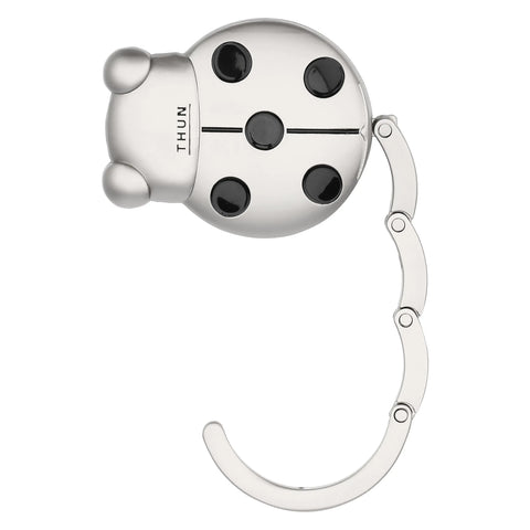 Gancio portaborsa in metallo coccinella