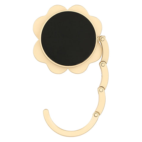 Gancio portaborsa in metallo quadrifoglio