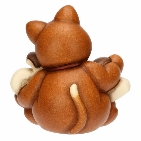 Gatto Momi Buon Anno 2026 in ceramica