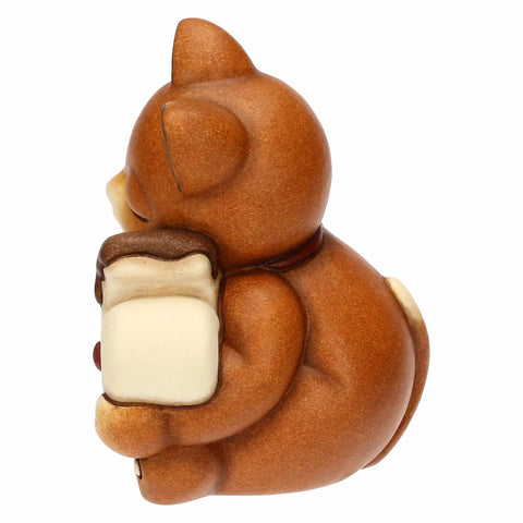 Gatto Momi Buon Anno 2026 in ceramica