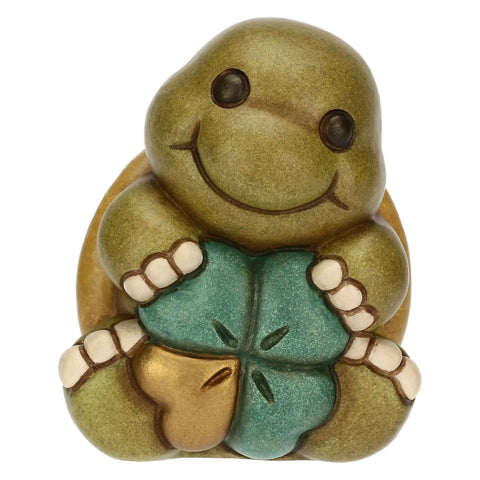 Mini tartaruga Betta portafortuna in ceramica