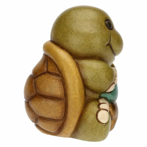 Mini tartaruga Betta portafortuna in ceramica