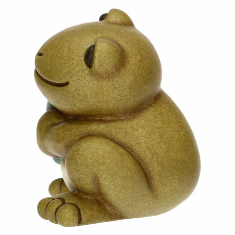 Mini rana Franky portafortuna in ceramica