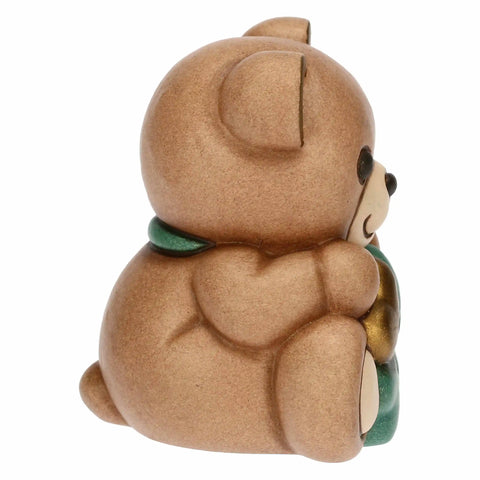 Mini Teddy portafortuna in ceramica