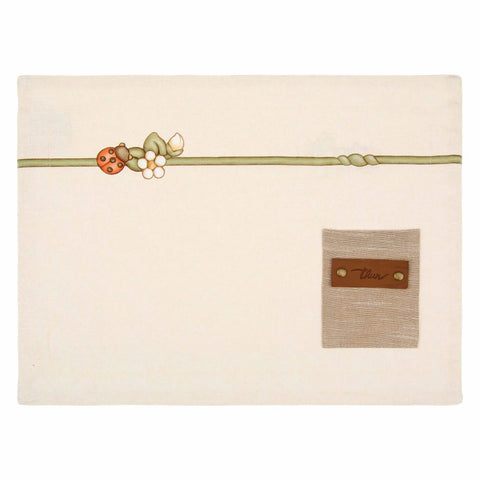 Set 2 tovagliette con tasca e tovagliolo Country Bloom Thun