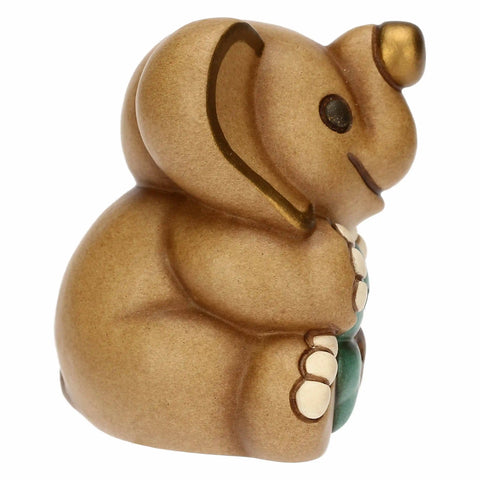 Mini elefante Elly portafortuna in ceramica