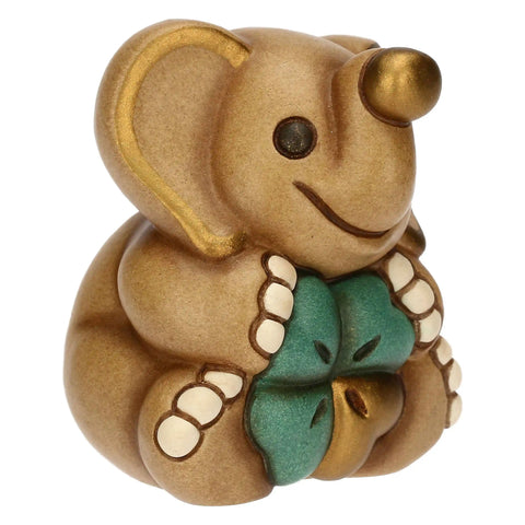 Mini elefante Elly portafortuna in ceramica