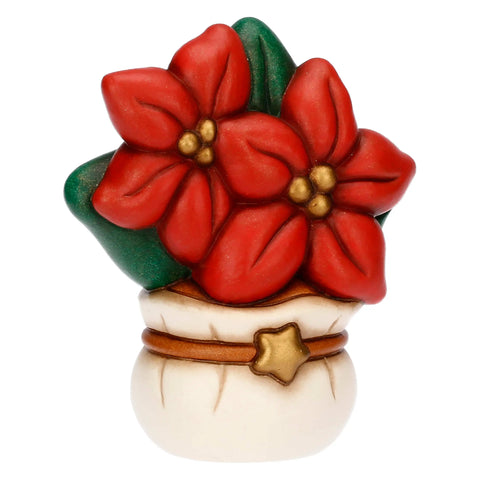 Stella di Natale in ceramica, media