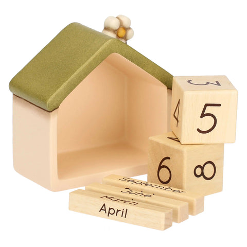 Calendario da tavolo in ceramica Country Bloom