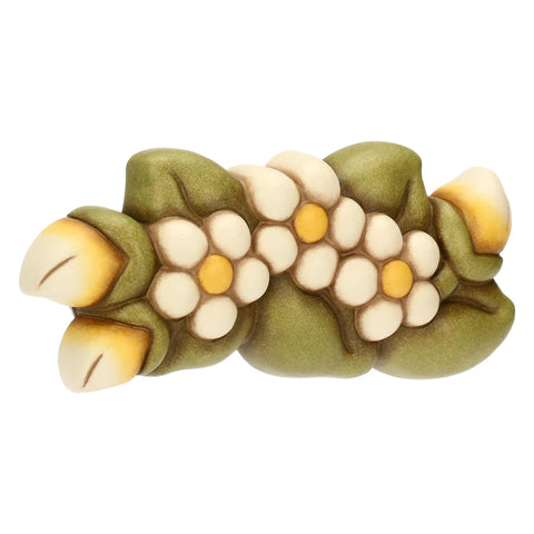 Decorazione floreale da parete in ceramica Country Bloom