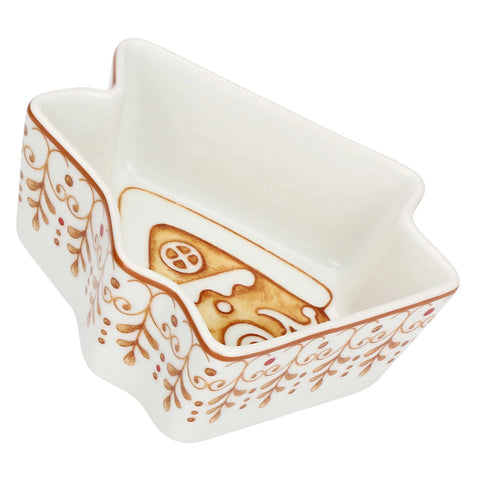 Ciotola a forma di casetta in porcellana Thunland, piccola