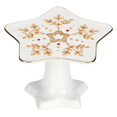 Alzata a forma di stella in porcellana Thunland, piccola