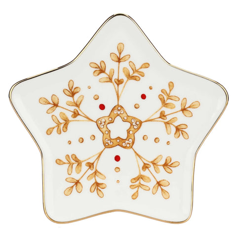 Alzata a forma di stella in porcellana Thunland, piccola