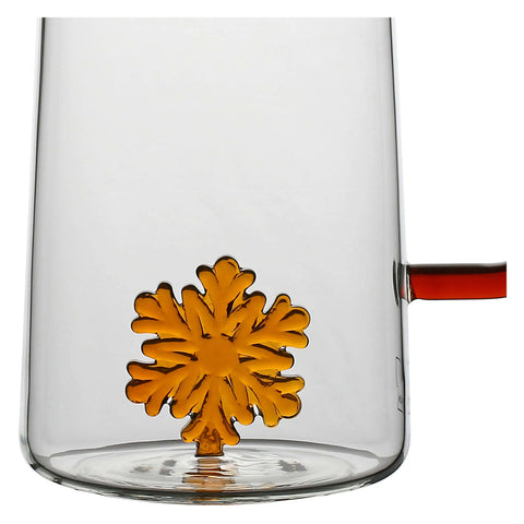 Caraffa in vetro con fiocco di neve Thunland
