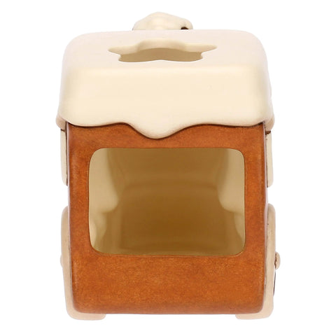 Porta tea-light locomotiva in ceramica