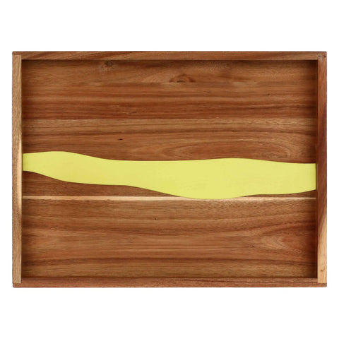 Vassoio in legno Country Bloom