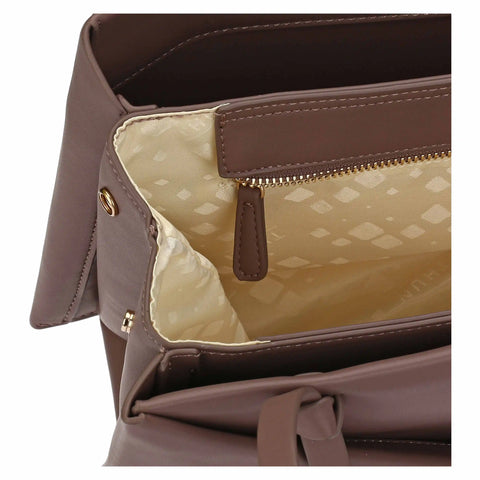 Shopper in ecopelle con incrocio