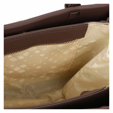 Shopper in ecopelle con incrocio