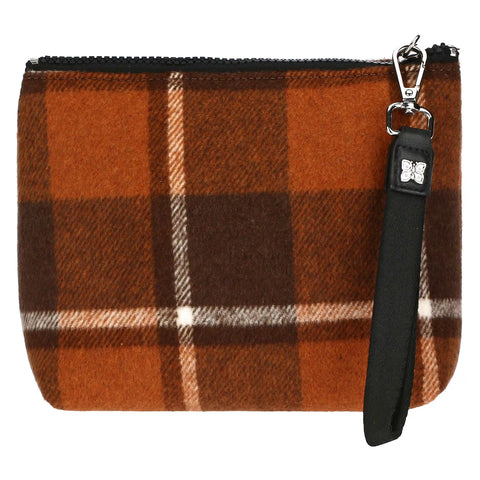 Pochette in tartan chiaro, piccola Thun