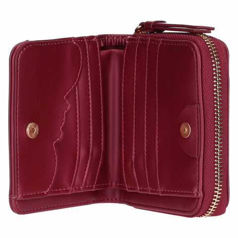 Portafoglio in ecopelle piccolo, cherry