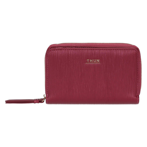 Portafoglio in ecopelle medio, cherry